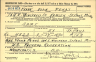 US World war 2 draft registration card for Frank Penas 1942 page 1